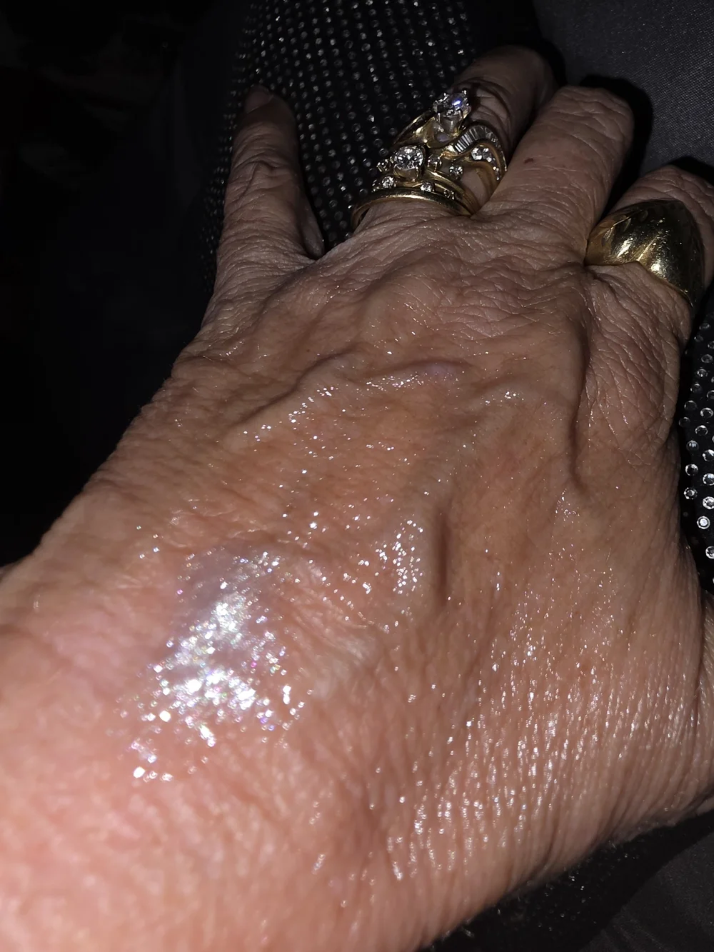 Victoria's Secret Shimmer Lux Body Oil - Pink & Gold Accents